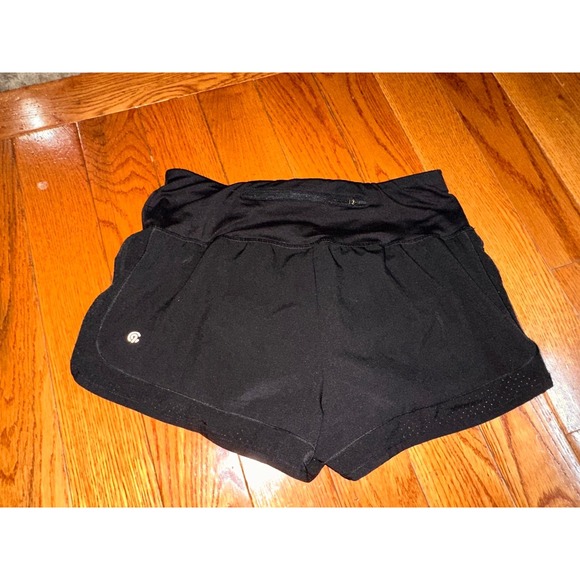 Women's champion shorts gym fitness stretchy black lined zip pocket blend small - Picture 1 of 10